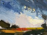 0982	After Rain, North Yorkshire Moors 	180x240mm	Oil on Board SOLD